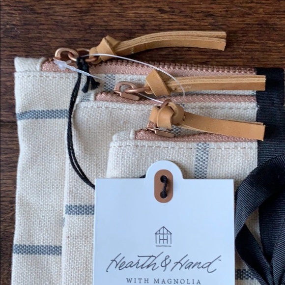 Hearth & Hand Canvas Travel Bag Set- NEW - Picture 9 of 10